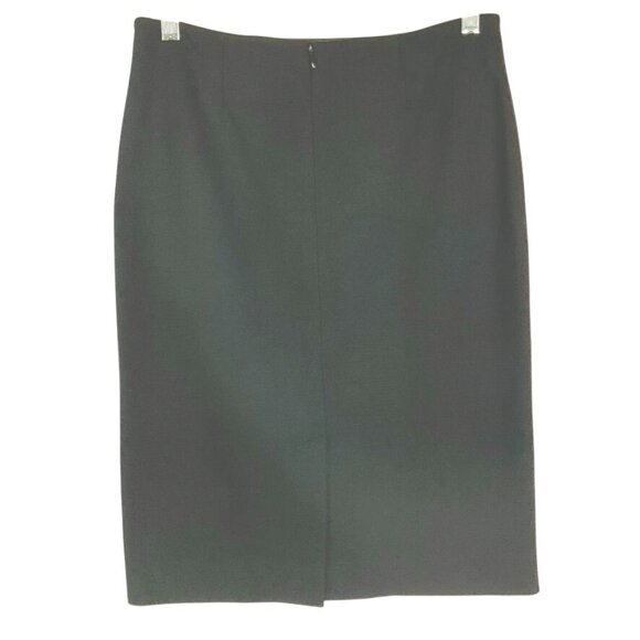 Talbots Black, Pencil, Suit Skirt, size 2P, 63% Rayon, 32% Nylon, 5% Spandex - Picture 3 of 8